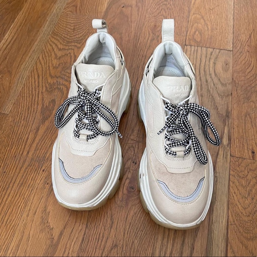 Prada platform sneakers